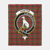 Couverture Polaire Clan Hunter (USA) Tartan Plaid (Devant)