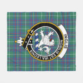Couverture Polaire Clan Inglis Ancien Tartan Plaid (Devant (Horizontal))