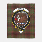Couverture Polaire Clan Innes de Cowie Tartan Plaid (Devant)
