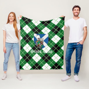 Couverture Polaire Clan Jacquard Diagonal Tartan Plaid Arbuthno