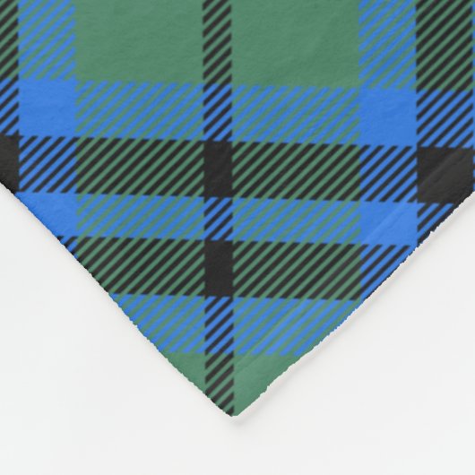 Couverture Polaire Clan Keith Crest sur Tartan (Coin)