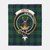 Couverture Polaire Clan Keith Tartan moderne Plaid (Devant)