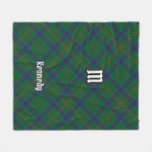 Couverture Polaire Clan Kennedy Tartan (Devant (Horizontal))