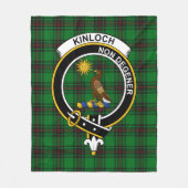 Couverture Polaire Clan Kinloch Tartan Plaid (Devant)