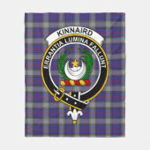 Couverture Polaire Clan Kinnaird Tartan Plaid (Devant)