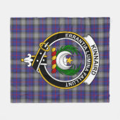 Couverture Polaire Clan Kinnaird Tartan Plaid (Devant (Horizontal))
