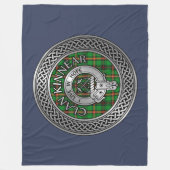 Couverture Polaire Clan Kinnear Crest & Tartan Knot (Devant)