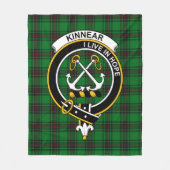 Couverture Polaire Clan Kinnear Tartan Plaid (Devant)