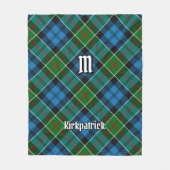 Couverture Polaire Clan Kirkpatrick Tartan (Devant)