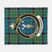 Couverture Polaire Clan Kirkpatrick Tartan Plaid (Devant (Horizontal))