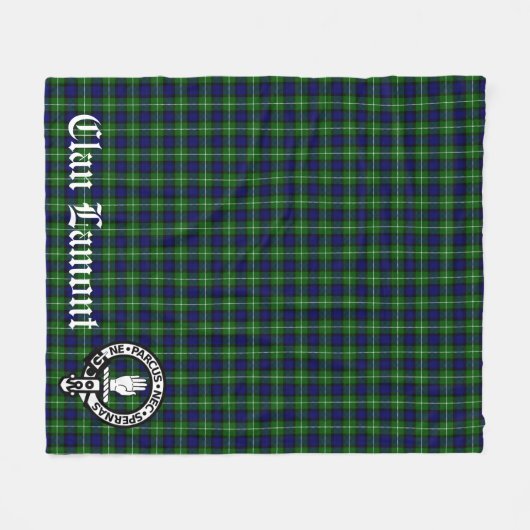 Couverture Polaire Clan Lamont (Devant (Horizontal))