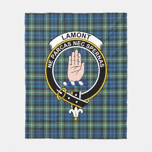 Couverture Polaire Clan Lamont Ancienne Tartan Plaid (Devant)