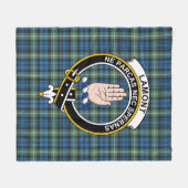 Couverture Polaire Clan Lamont Ancienne Tartan Plaid (Devant (Horizontal))