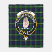 Couverture Polaire Clan Lamont Tartan moderne Plaid (Devant)