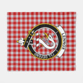 Couverture Polaire Clan Lennox Robe Tartan Plaid (Devant (Horizontal))