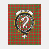 Couverture Polaire Clan Lennox Tartan Plaid (Devant)