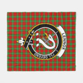 Couverture Polaire Clan Lennox Tartan Plaid (Devant (Horizontal))