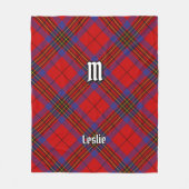 Couverture Polaire Clan Leslie Red Tartan (Devant)