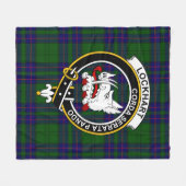 Couverture Polaire Clan Lockhart Tartan moderne Plaid (Devant (Horizontal))