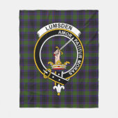 Couverture Polaire Clan Lumsden Chasse Tartan Plaid (Devant)