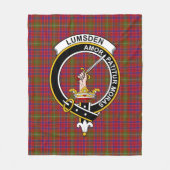 Couverture Polaire Clan Lumsden Tartan Plaid (Devant)
