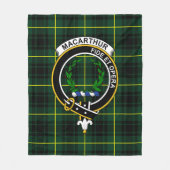 Couverture Polaire Clan MacArthur Modern Tartan Plaid (Devant)