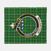 Couverture Polaire Clan MacArthur Tartan Plaid (Devant (Horizontal))