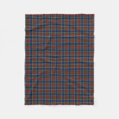 Couverture Polaire Clan MacBeth Tartan Blue and Red Plaid (Devant)
