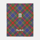 Couverture Polaire Clan MacBeth Tartan Fleece Blanket (Devant)