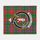 Couverture Polaire Clan MacCulloch Tartan Plaid (Devant (Horizontal))