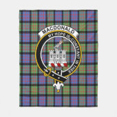 Couverture Polaire Clan MacDonald Anciens Macdonalds De Ranald Tartan (Devant)
