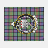 Couverture Polaire Clan MacDonald Anciens Macdonalds De Ranald Tartan (Devant (Horizontal))