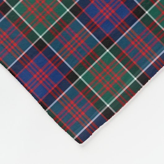 Couverture Polaire Clan MacDonald de Clanranald Tartan (Coin)