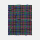 Couverture Polaire Clan MacDonald de Clanranald Tartan (Devant)