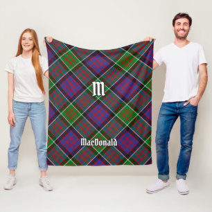 Couverture Polaire Clan MacDonald de Clanranald Tartan Fleece Blanket
