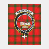 Couverture Polaire Clan MacDonald de Sleat Macdonalds de Donald Tarta (Devant)