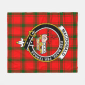 Couverture Polaire Clan MacDonald de Sleat Macdonalds de Donald Tarta (Devant (Horizontal))