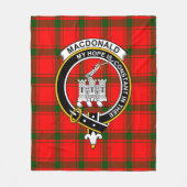 Couverture Polaire Clan MacDonald de Sleat Macdonalds de Ranald Tarta (Devant)