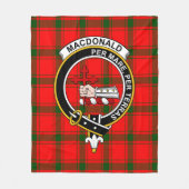Couverture Polaire Clan MacDonald de Sleat Macdonalds de Sleat Tartan (Devant)