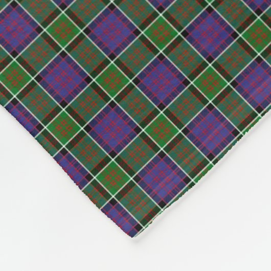 Couverture Polaire Clan MacDonald de tartan de Ranald (Coin)