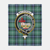 Couverture Polaire Clan MacDonald Des Îles Chasse L'Ancien Macdon (Devant)