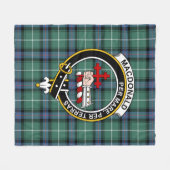 Couverture Polaire Clan MacDonald Des Îles Chasse Macdona Moderne (Devant (Horizontal))