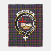 Couverture Polaire Clan MacDonald Macdonalds Modernes De Donald Tarta (Devant)