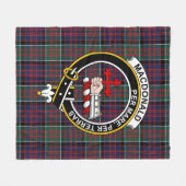 Couverture Polaire Clan Macdonalds De Sleat Tartan Plaid (Devant (Horizontal))