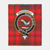 Couverture Polaire Clan MacDougall moderne Tartan Plaid (Devant)
