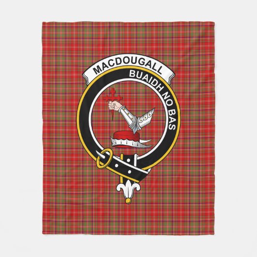 Couverture Polaire Clan MacDougall Tartan Plaid (Devant)