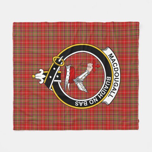 Couverture Polaire Clan MacDougall Tartan Plaid (Devant (Horizontal))