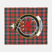 Couverture Polaire Clan MacDuff Chasse Ancienne Tartan Plaid (Devant (Horizontal))