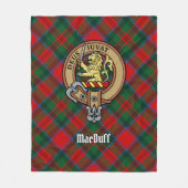Couverture Polaire Clan MacDuff Crest sur Tartan (Devant)