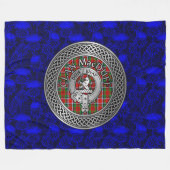 Couverture Polaire Clan MacDuff Crest & Tartan Knot (Devant (Horizontal))